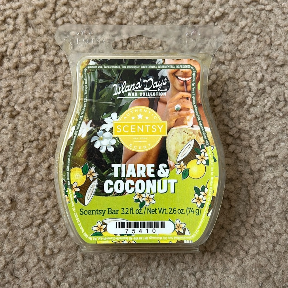 Scentsy Tiare and Coconut Wax